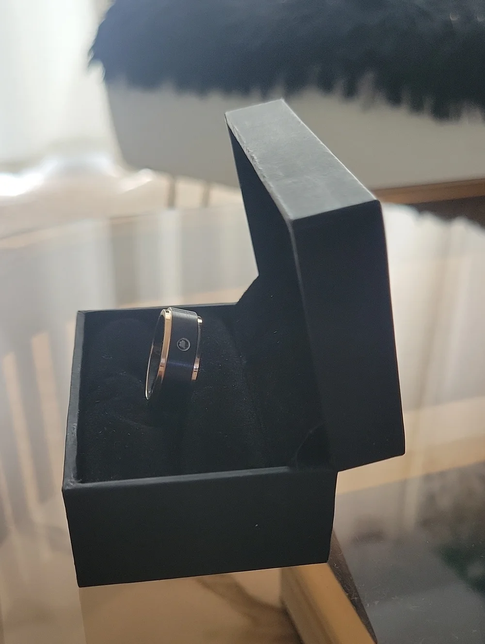 Rose Ion Plated Stainless Steel Men's Ring